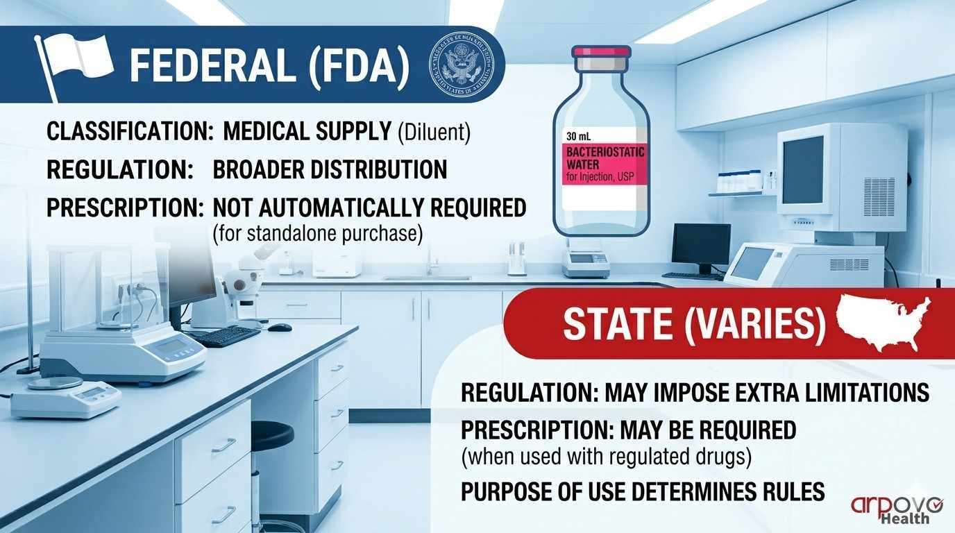 do you need a prescription for bac water Do You Need a Prescription for Bacteriostatic Water?